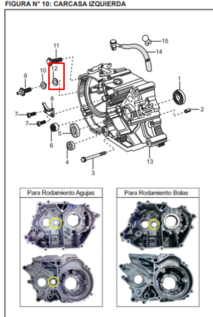 Arandela delantera tapon de aceite boxer 100 k-tec BAJAJ original