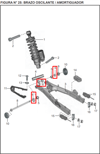 Retenedor de tijera pulsar BAJAJ 200 original