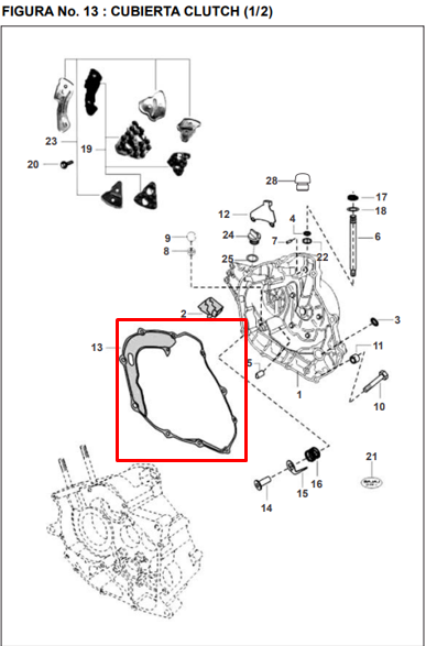 Empaque clutch pulsar 180/bajaj 200 original