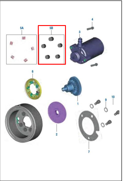 Pin clutch de arranque pulsar 180 - discover BAJAJ 135 original
