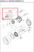 Motor De Arranque Pulsar Ug 180 Bajaj Original
