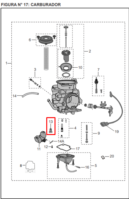 Aguja flotador pulsar 180/bajaj 200 original