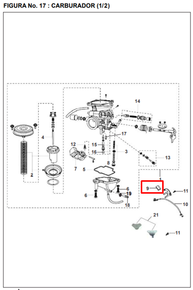 Iman gato pulsar dts-i original BAJAJ