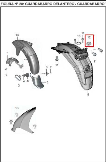 Caucho de tapa lateral pulsar BAJAJ original