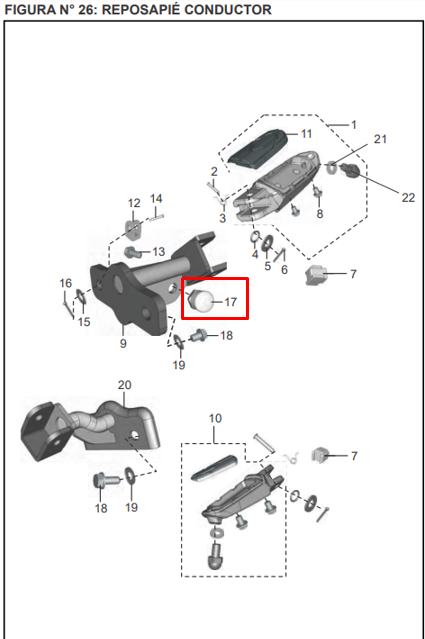 Caucho tope de popasie pulsar BAJAJ original