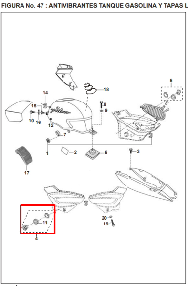 Switch de encendido pulsar ug 180 BAJAJ original