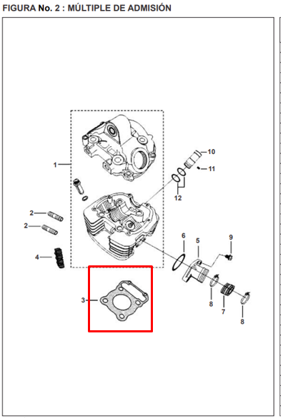 Kit de empaques pulsar BAJAJ 180 original