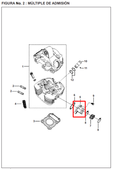 Soporte de carburador pulsar dts 180-i BAJAJ original