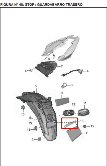 Porta placa discover/pulsar original BAJAJ