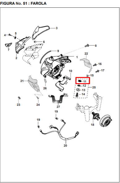 Buje (06/x08x10/15x02) pulsar BAJAJ 180 original