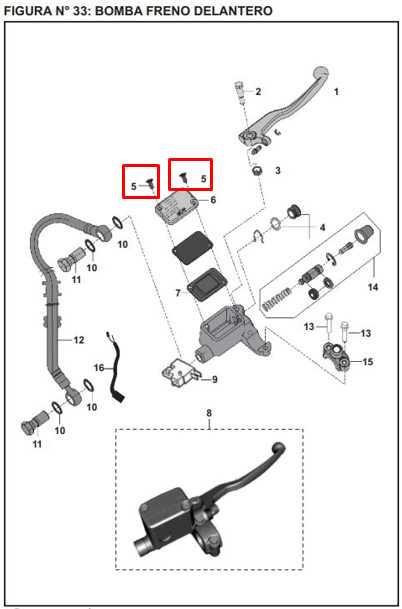 Tornillo 04xcabeza 10 plana BAJAJ original