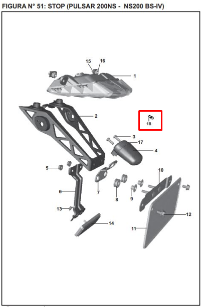 Bombillo (12v-5w-t10) discover 125/bajaj 135 original