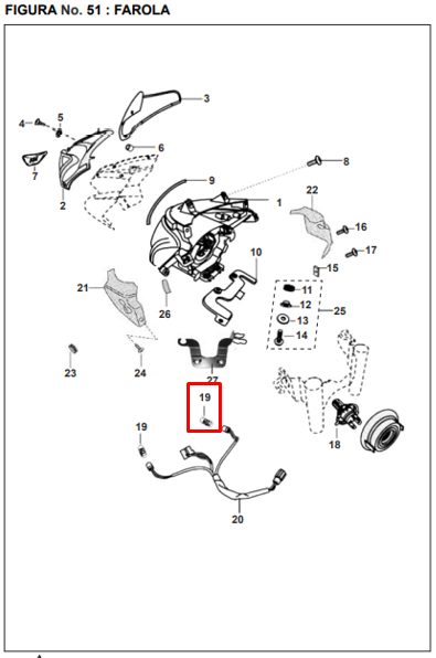 Bombillo (12v-5w-t10) discover 125/bajaj 135 original