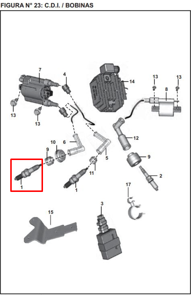 Bujia rg6ch pulsar 220/ns 200 BAJAJ original