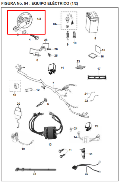 Pito derecho pulsar 135/180ug/bajaj 220 original
