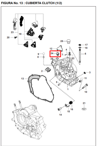 Tapon de aceite pulsar 180ug/bsiv BAJAJ original