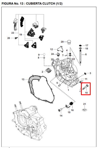 Tornillo a 06xbajaj 030 original