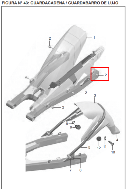 Tornillo pulsar ug 180 BAJAJ original