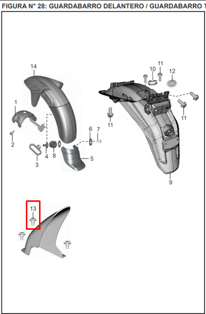 Tornillo pulsar ug 180 BAJAJ original
