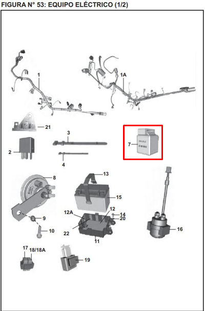 Unidad control pulsar gt 180 original BAJAJ
