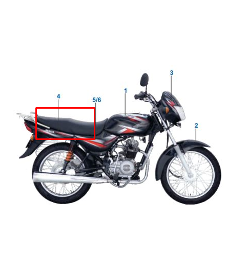 Cola Sillin Boxer Ct 100-Sid Bajaj Original