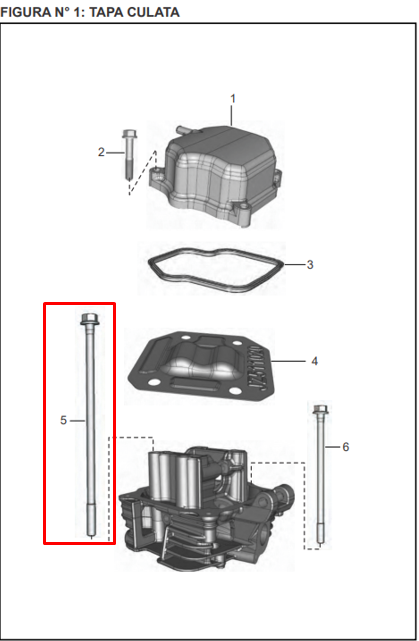 Tornillo a 08xxcd 195 125 - pulsar 135ls BAJAJ original