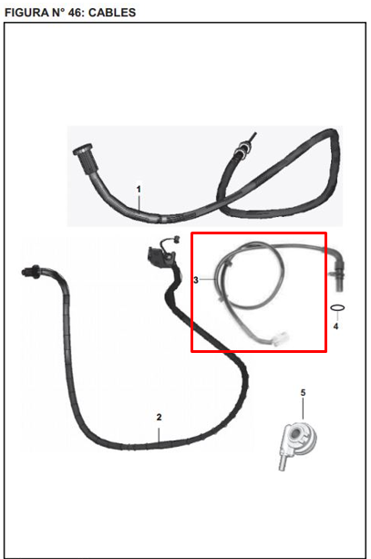 Cable sensor velocimetro pulsar ug 180/220s BAJAJ original