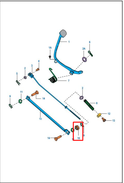 Varilla de torque pulsar BAJAJ 135 original