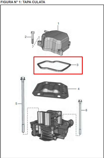 Empaque de tapa culata pulsar BAJAJ 135 original