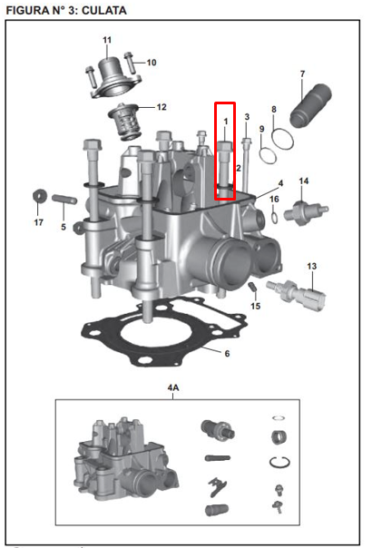 Tornillo pulsar ns 200 BAJAJ original