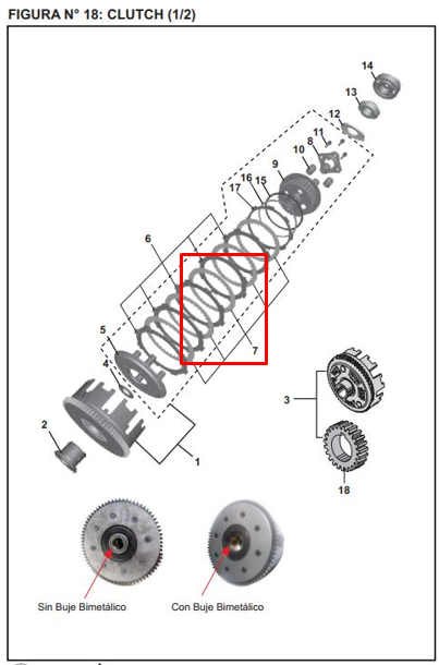 Disco separador wind 125 - pulsar rs 200 BAJAJ original
