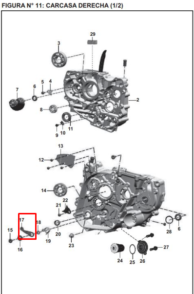 Leva eje de cambios pulsar ns 200 BAJAJ original