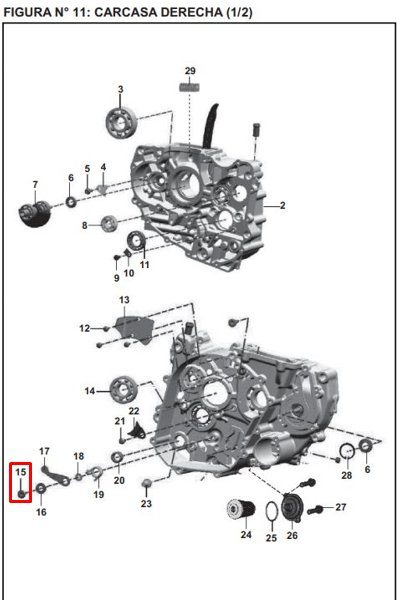 Tornillo leva balanceador pulsar ns 200/as/bsbajaj 4 original