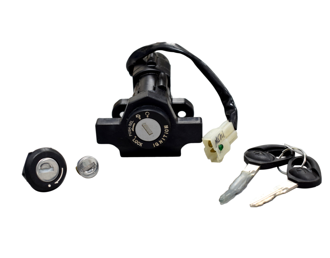 Switch De Encendio Platino Bajaj 125 Original (Completo)