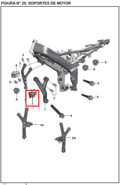 Soporte de radiador pulsar ns 200 BAJAJ original (izquierdo)
