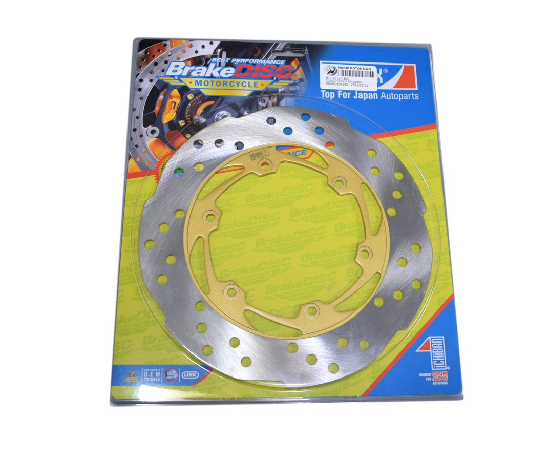Disco Freno Trasero Bajaj Pulsar Ns 200
