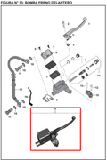 Bomba De Freno Pulsar As 200 Bajaj Original (Delantero)