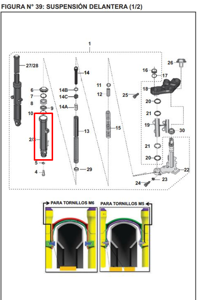 Botella delantera derecha pulsar ns 200 BAJAJ original