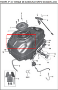 Tanque De Gasolina Pulsar Ns 200 Bajaj Original