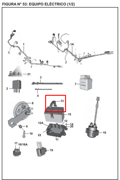 Correa de bateria pulsar ns 200 BAJAJ original