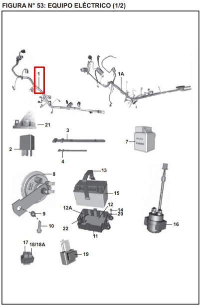 Instalacion electrica pulsar ns 200 BAJAJ original