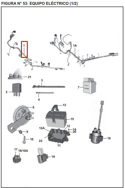 Instalacion electrica pulsar ns 200 BAJAJ original