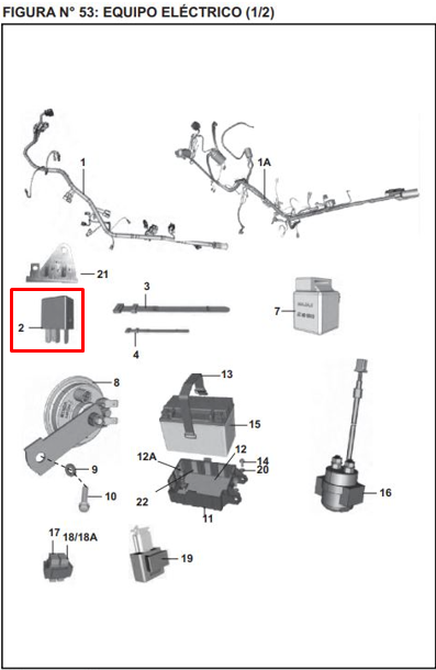 Relay de arranque pulsar ns 200 BAJAJ original