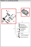 Caliper Delantero Xcd 125 - Discover St 125 Bajaj Original