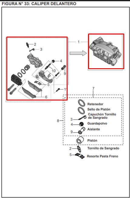 Caliper Delantero Xcd 125 - Discover St 125 Bajaj Original