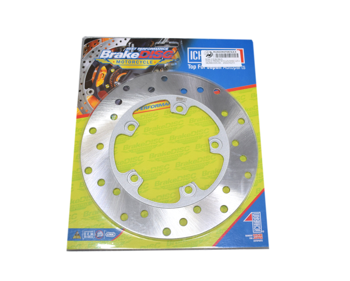 Disco Freno Delantero Bajaj Xcd 125, Discover 125