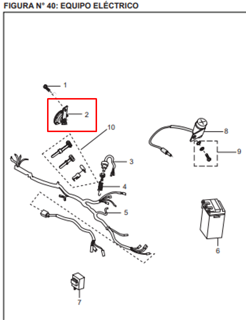 Pito boxer 100 k-tec - caliber 125 - discover BAJAJ 100 original