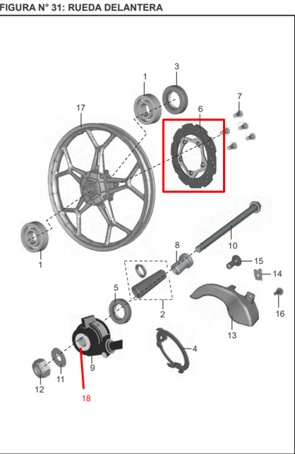 Disco freno delantero discover st 125 BAJAJ original