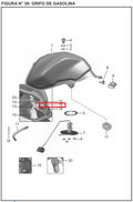 Perilla Para Llave De Gasolina Discover St 125 Bajaj y Más