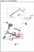 Pedal De Cambios Discover St 125 Bajaj Original